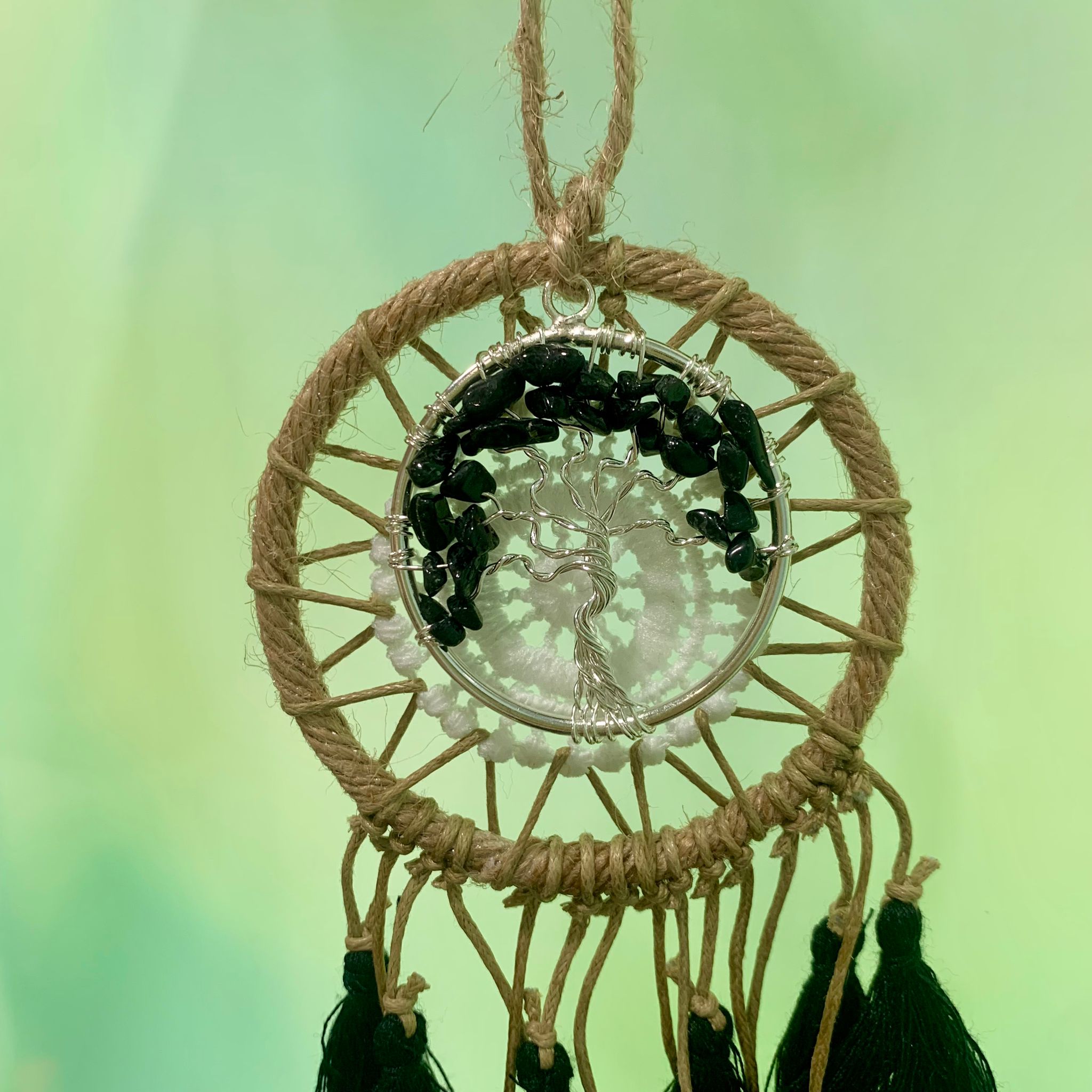 Atrapasueños con árbol de la vida - Imagen 2