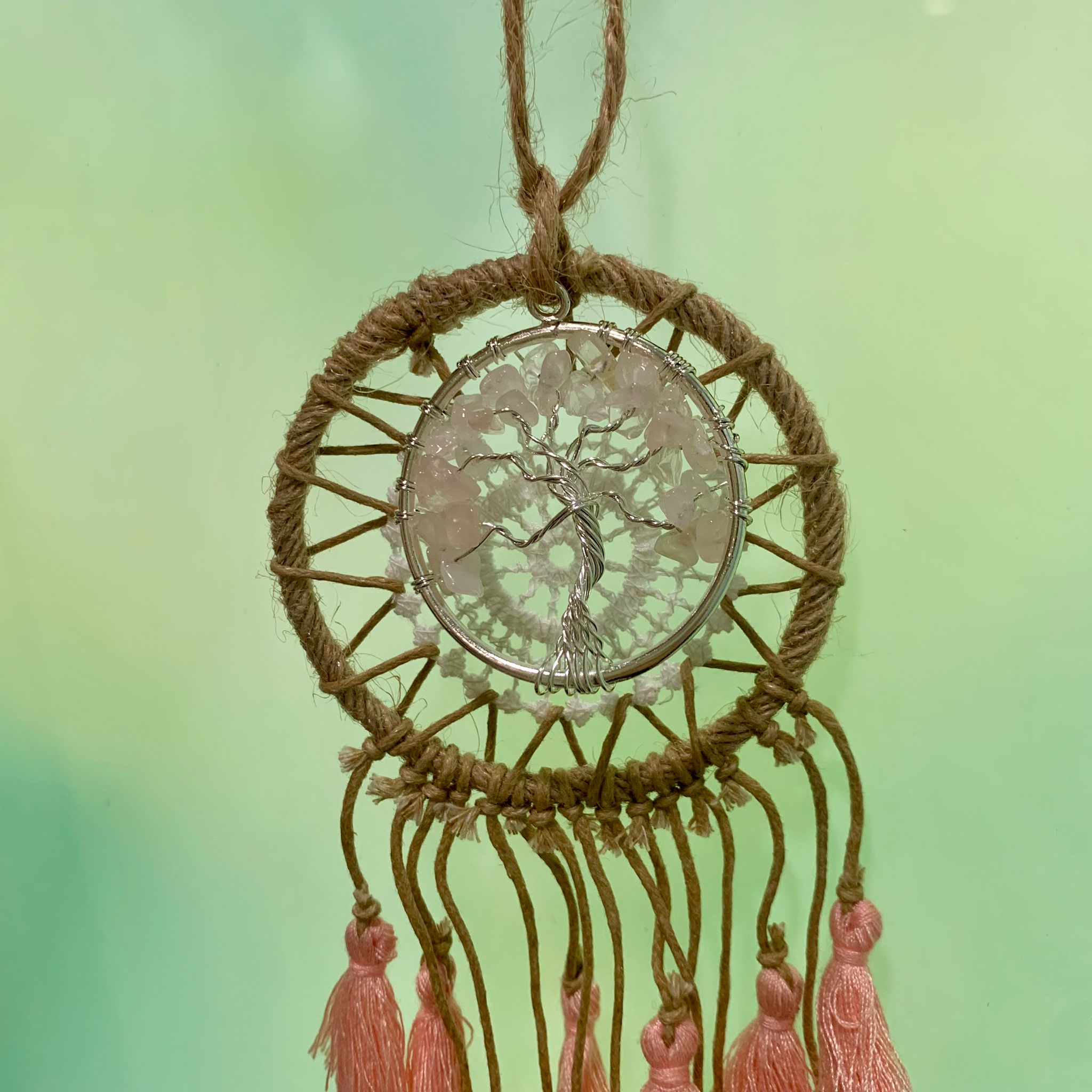 Atrapasueños con árbol de la vida - Imagen 6