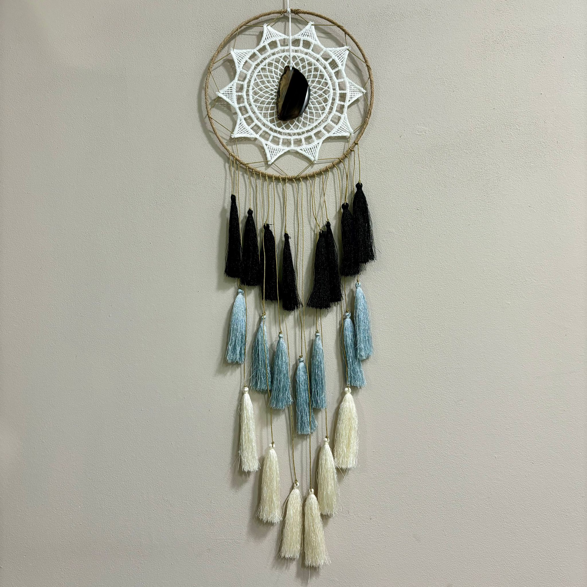 Atrapasueños con placa de ágata - Imagen 6