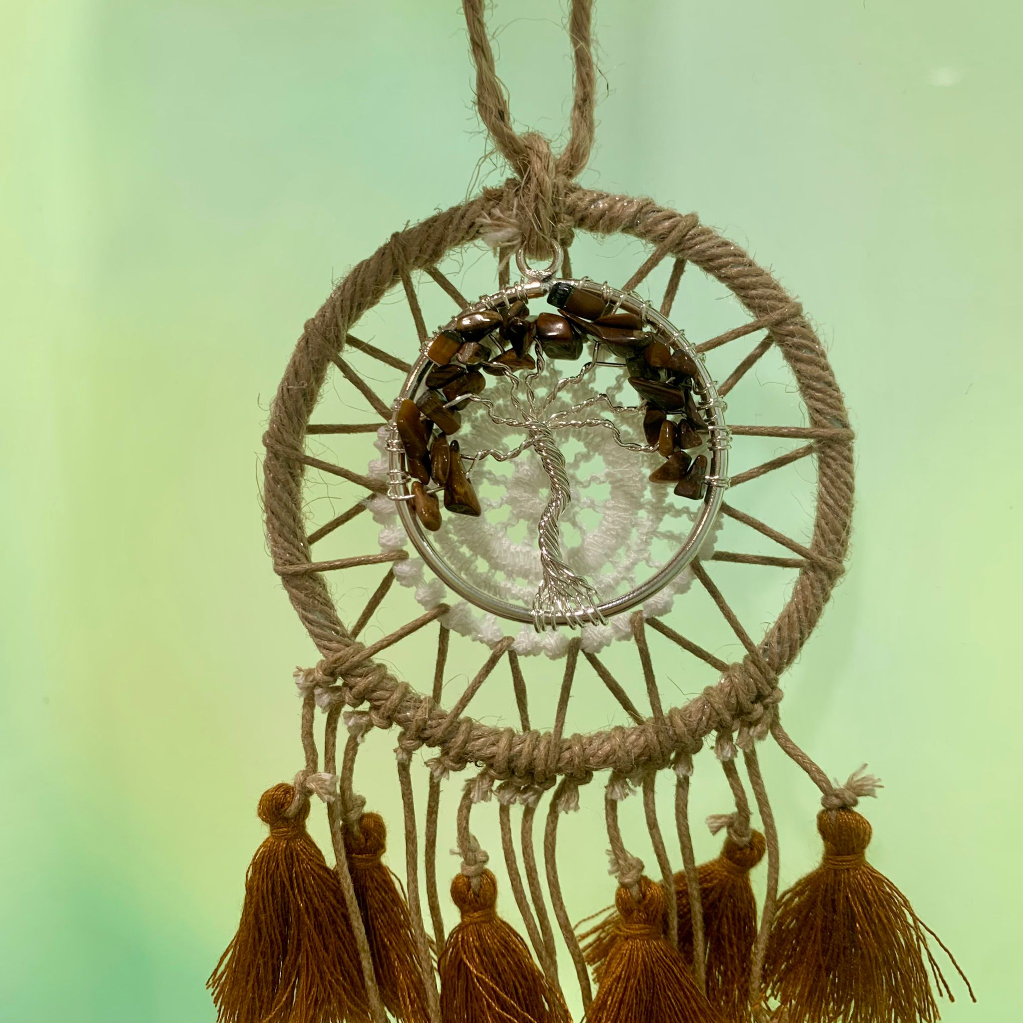 Atrapasueños con árbol de la vida - Imagen 4