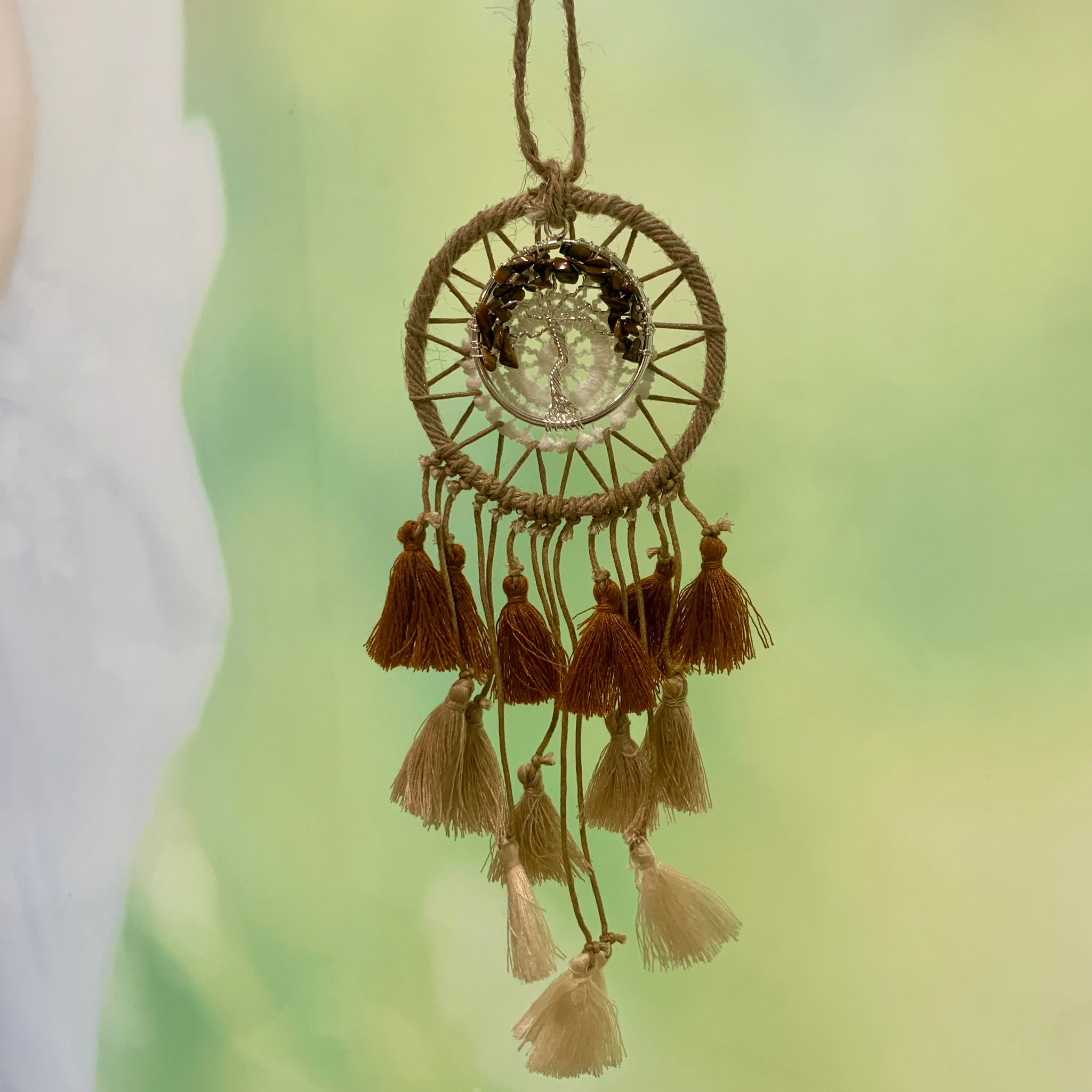 Atrapasueños con árbol de la vida - Imagen 3