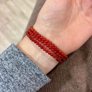 Pulsera Carneola - 4mm
