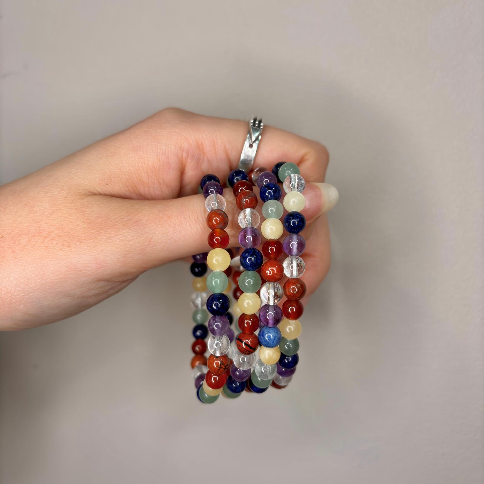 Pulsera 7 Chakras - 6mm - Imagen 3