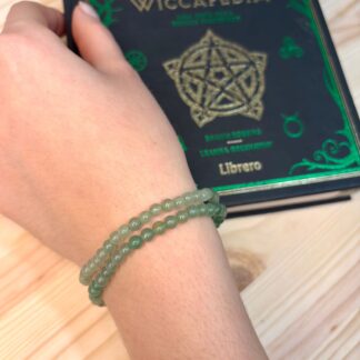Pulsera Cuarzo Verde - 4mm