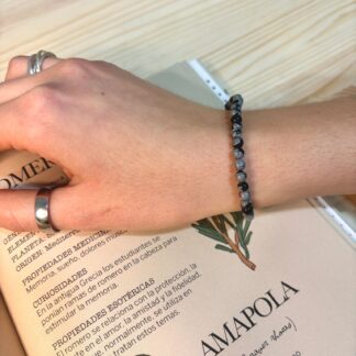 Pulsera Obsidiana Nevada - 4mm