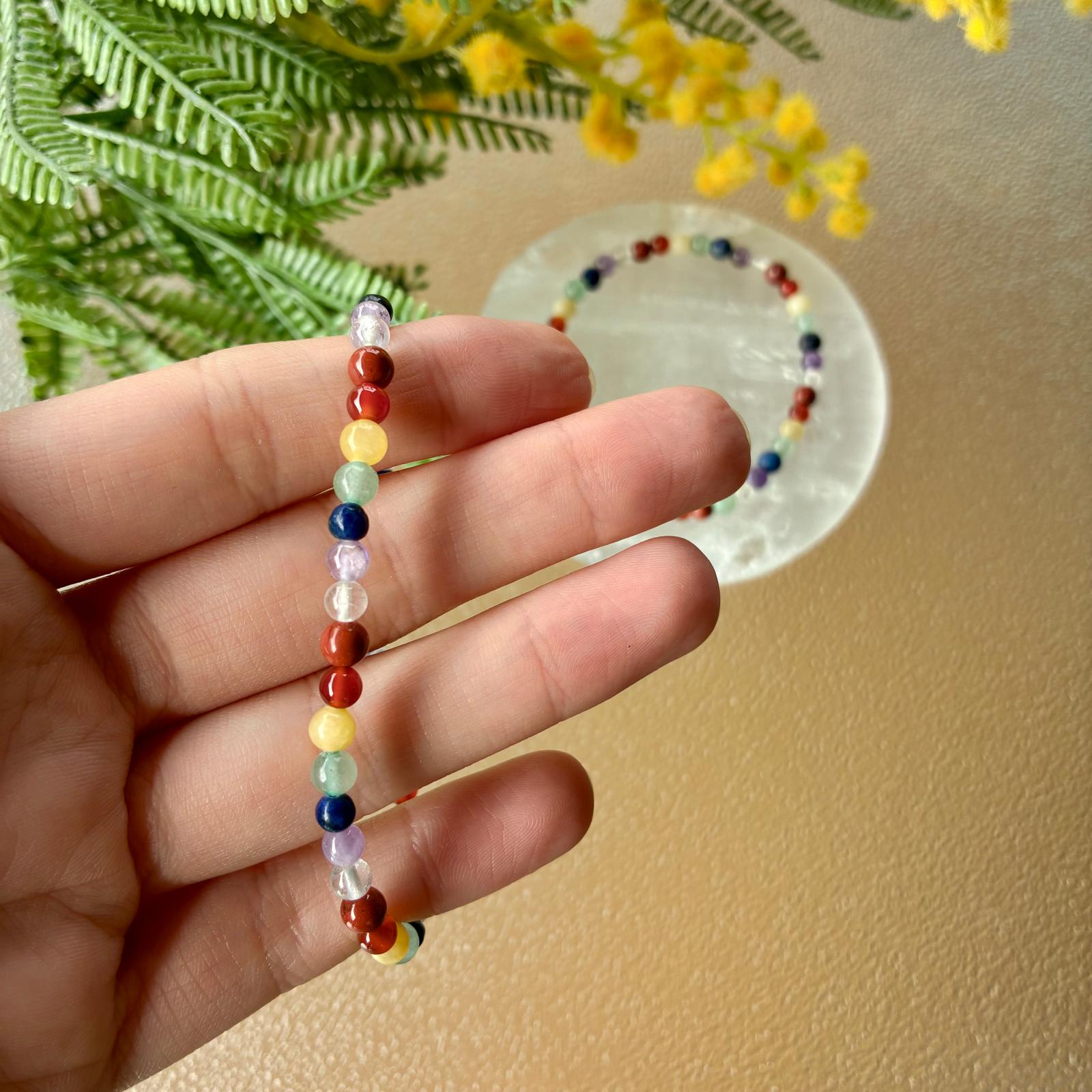 Pulsera 7 Chakras - 4mm - Imagen 2
