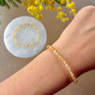 Pulsera Citrino - 5mm