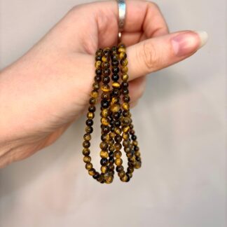 Pulsera Ojo de Tigre - 4mm