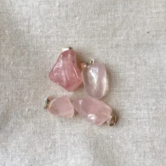 Colgante Cuarzo Rosa