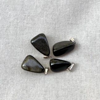 Colgante Obsidiana Dorada