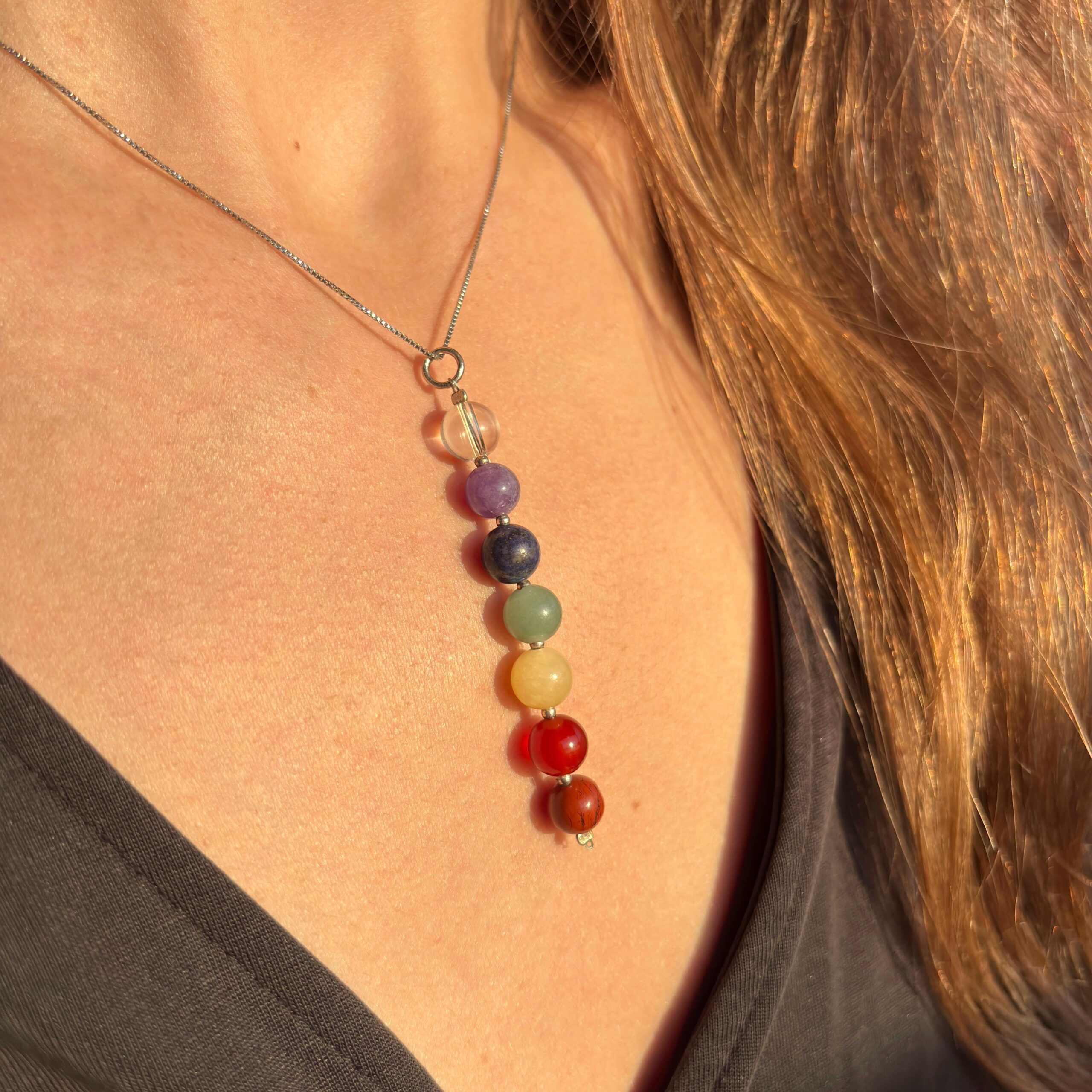 Colgante chakras minerales