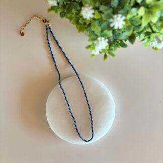 Collar de Lapislázuli Facetado
