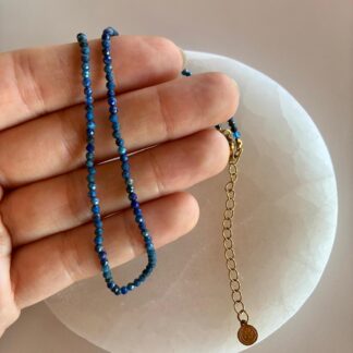 Collar de Lapislázuli Facetado