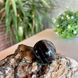 Esfera de Obsidiana Plateada #2