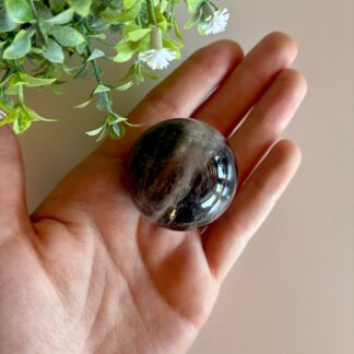 Esfera de Obsidiana Plateada #1