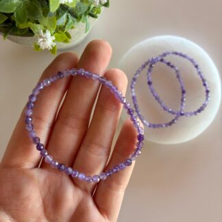 Pulsera Amatista Facetada
