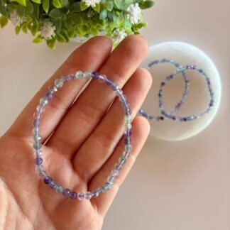 Pulsera Fluorita Facetada