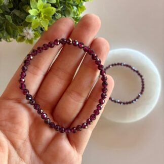 Pulsera Granate Facetada