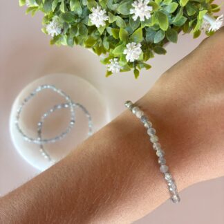 Pulsera Labradorita Facetada