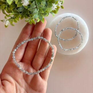 Pulsera Labradorita Facetada