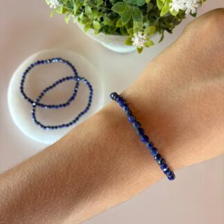 Pulsera Lapislázuli Facetada