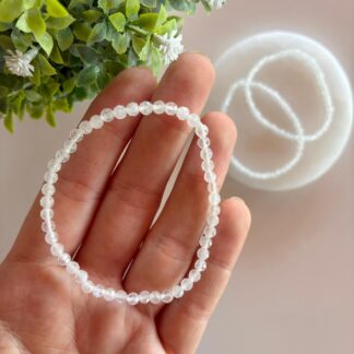 Pulsera Piedra Luna Facetada
