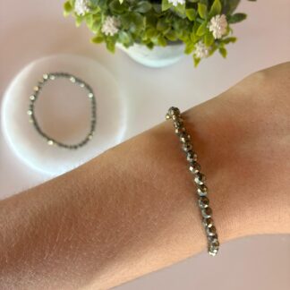 Pulsera Pirita Facetada