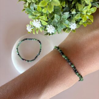 Pulsera Rubí Zoisita Facetada