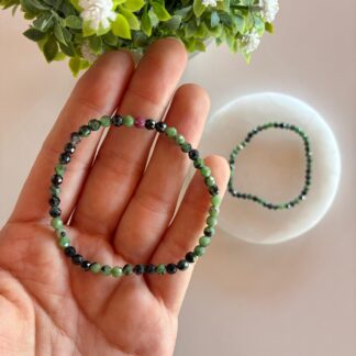 Pulsera Rubí Zoisita Facetada