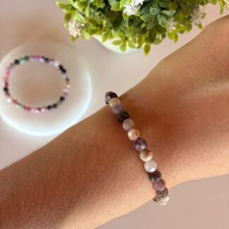 Pulsera Turmalina Multicolor Facetada