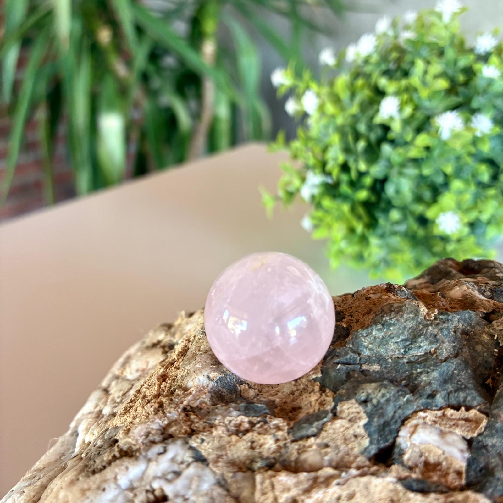 Esfera de Cuarzo Rosa - Imagen 4
