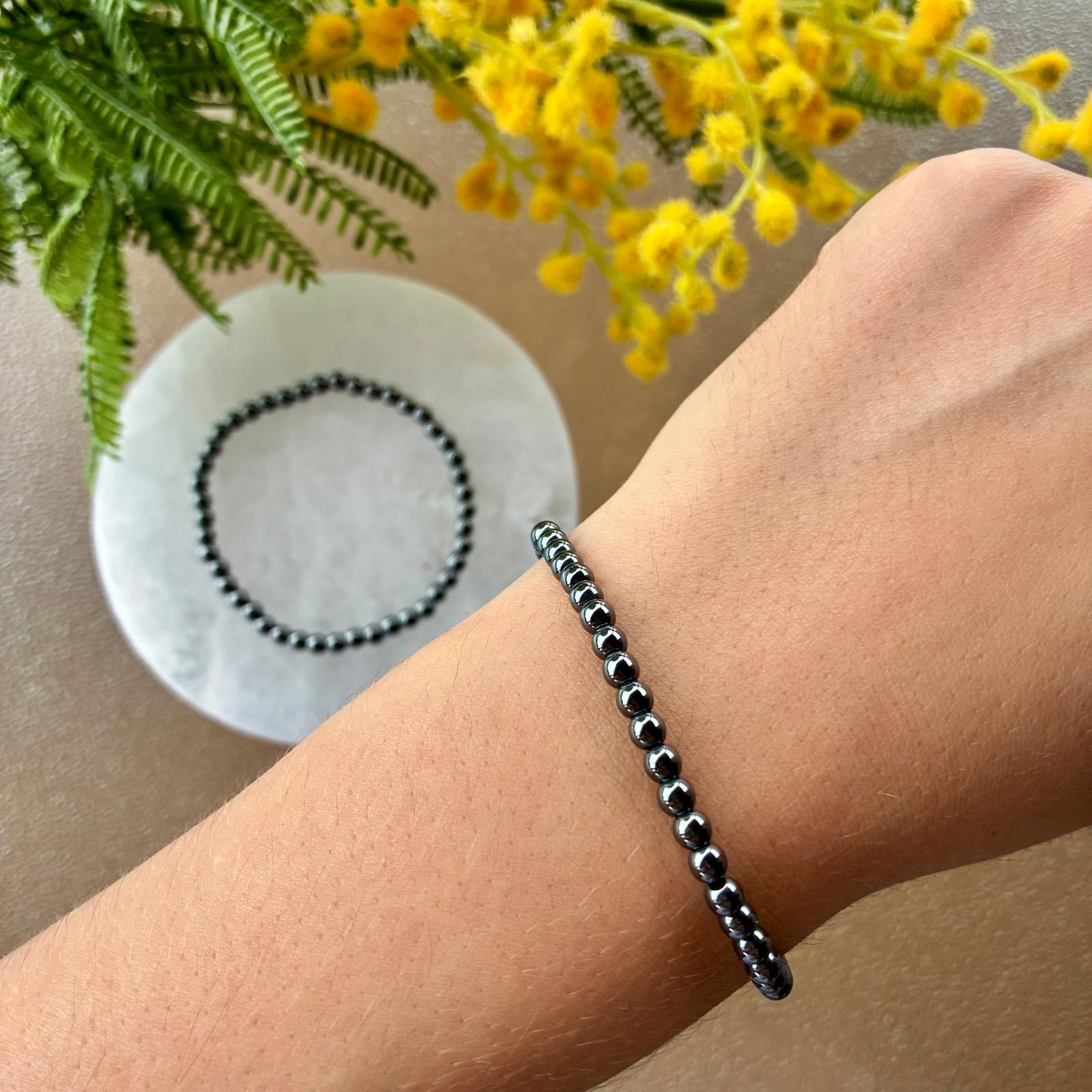 Pulsera Hematite - 4mm