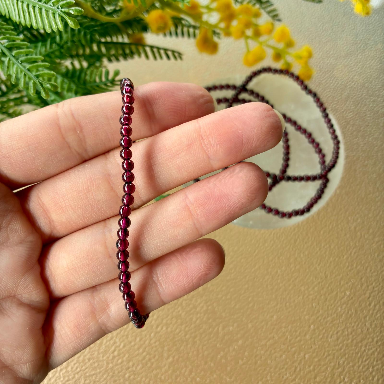 Pulsera Granate- 3mm - Imagen 2