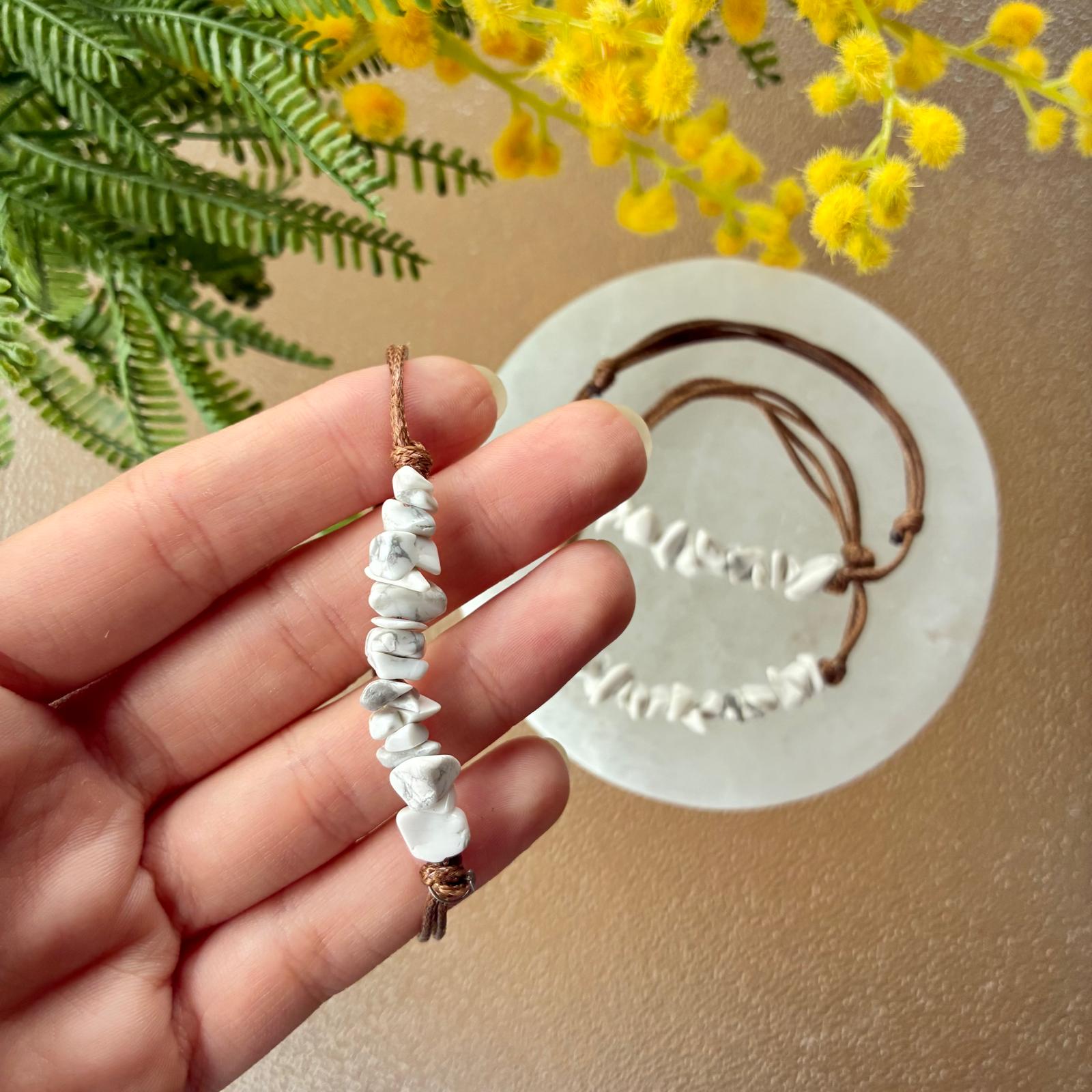 Pulsera Howlita Ajustable - Imagen 3