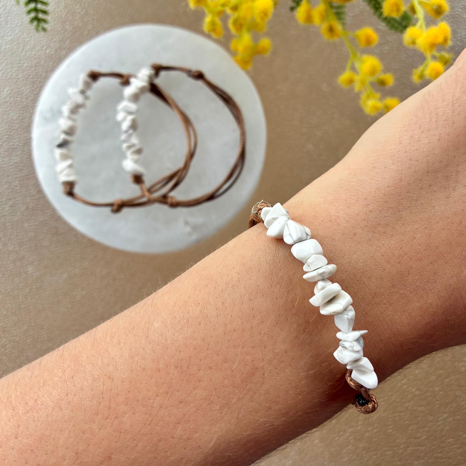 Pulsera Howlita Ajustable