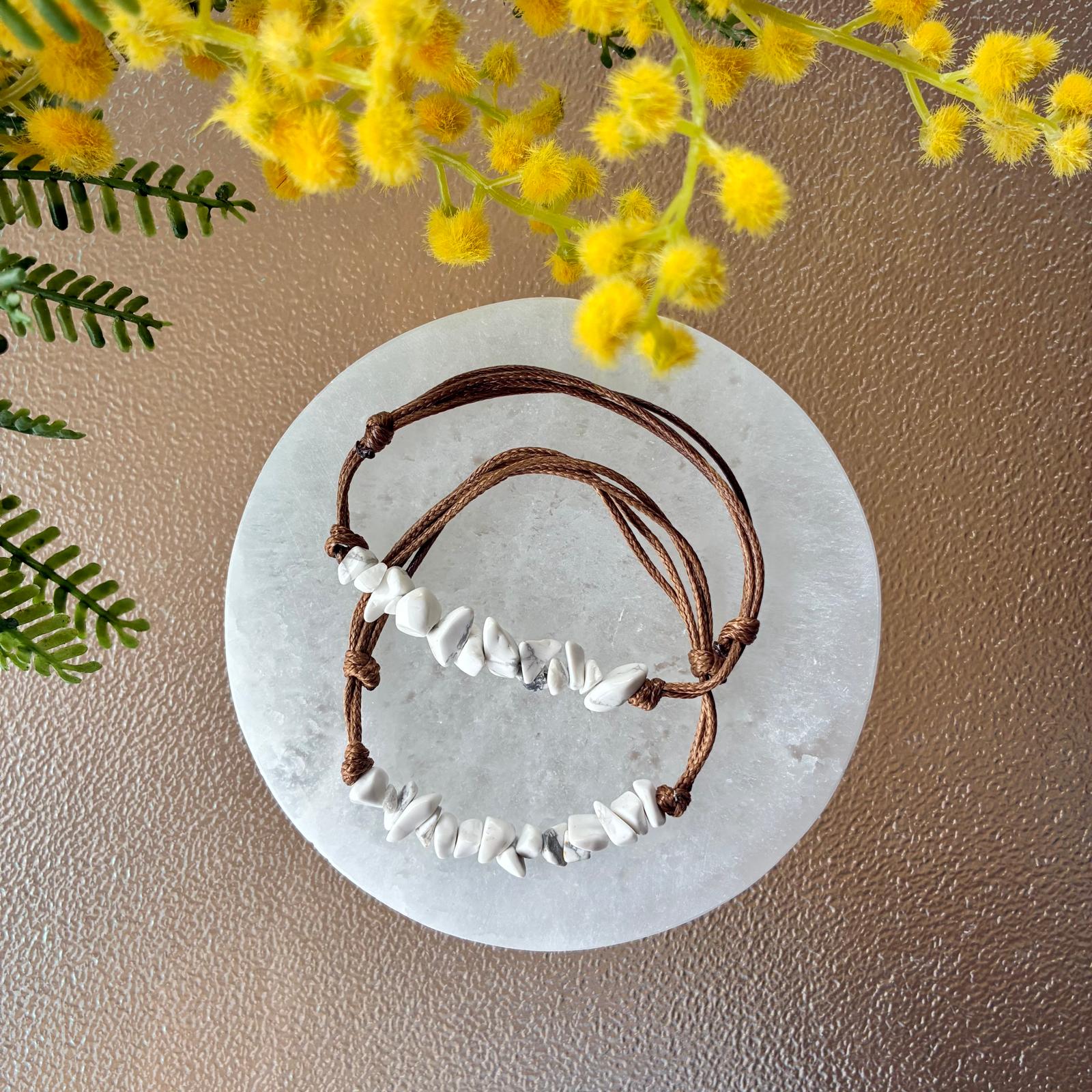 Pulsera Howlita Ajustable - Imagen 2