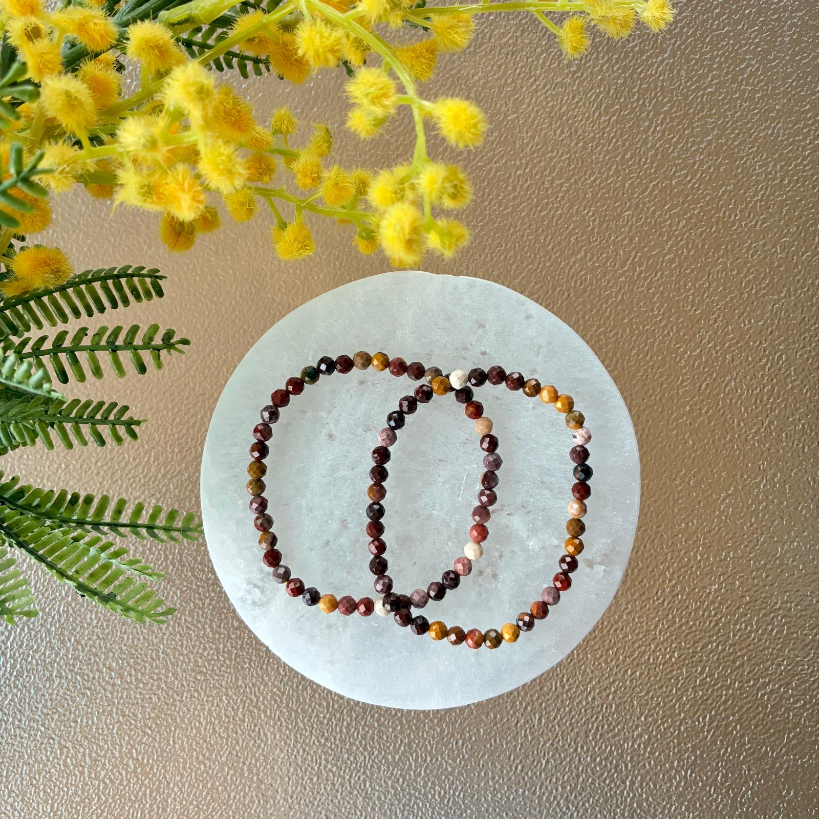 Pulsera Mokaita Facetada - Imagen 3