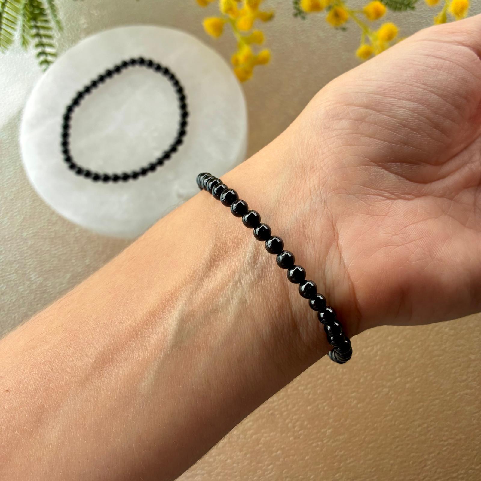 Pulsera Turmalina- 4mm