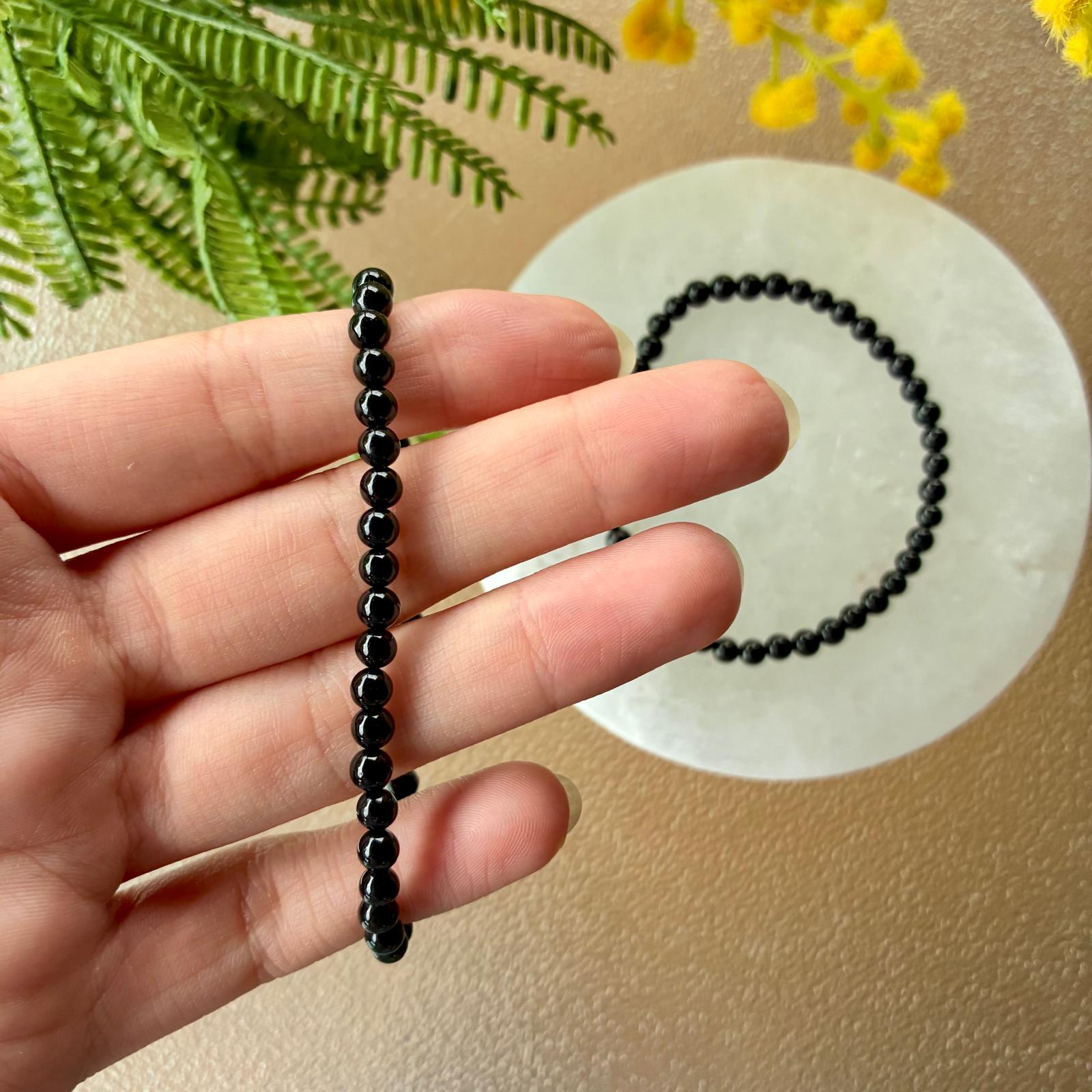 Pulsera Turmalina- 4mm - Imagen 3